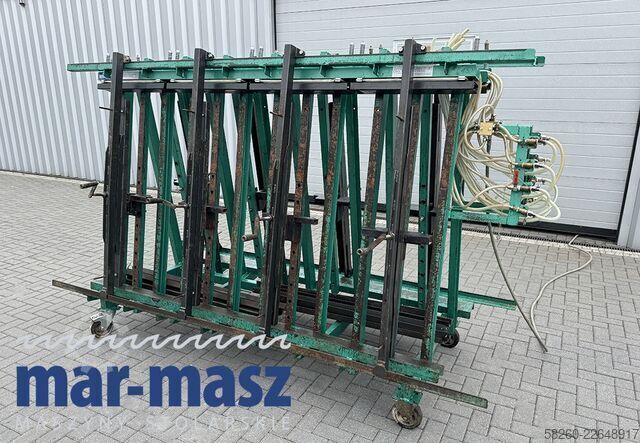 Double-sided trapezoidal pneumatic press TECH-FA 