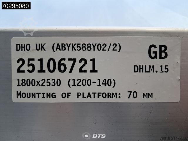 Box truck DAF XB 230 4X2 FA DC 12t - Paccar Body Koffer