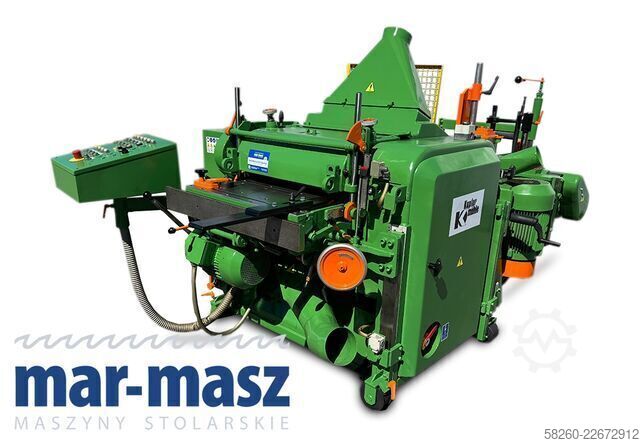 Four-sided wet planer KUPFERMUHLE 60 na 5 głowic 60cm do bali 