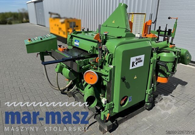Four-sided wet planer KUPFERMUHLE 60 na 5 głowic 60cm do bali 