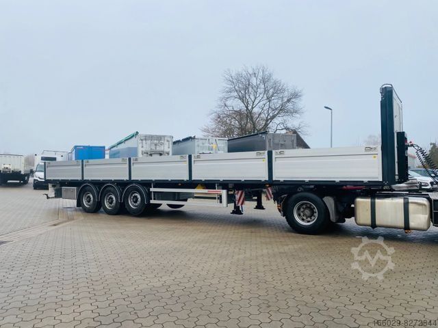 Open semitrailer KÄSSBOHRER Bordwandauflieger Twistlocks