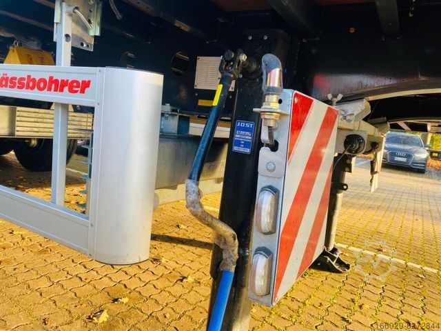 Open semitrailer KÄSSBOHRER Bordwandauflieger Twistlocks