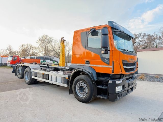 Abrollkipper IVECO Stralis X-Way 460 6x2 Abrollkipper lift/lenk AHK
