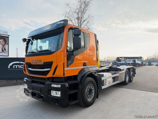 Abrollkipper IVECO Stralis X-Way 460 6x2 Abrollkipper lift/lenk AHK