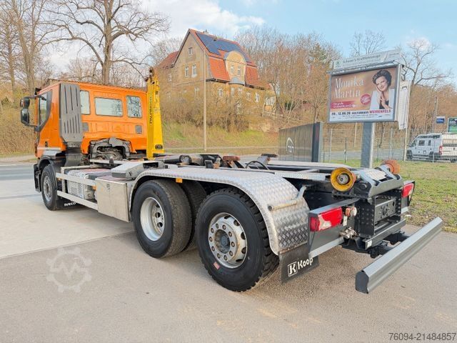 Abrollkipper IVECO Stralis X-Way 460 6x2 Abrollkipper lift/lenk AHK