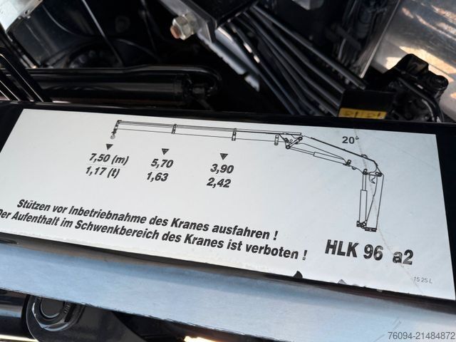 Autokran DAF CF 75.250 Abrollkipper KRAN FUNK