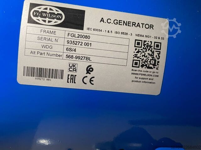 Generator set FG Wilson P65-5 - 65 kVA Genset - DPX-16006