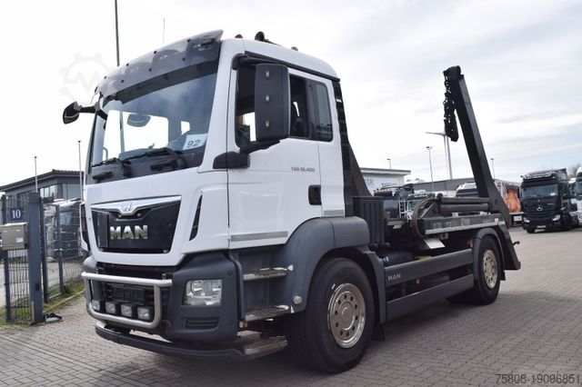 Skip truck MAN TGS 18.400 Absetzer Hiab Multilift 142 SLT AHK