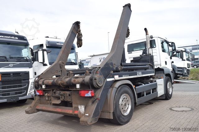 Skip truck MAN TGS 18.400 Absetzer Hiab Multilift 142 SLT AHK