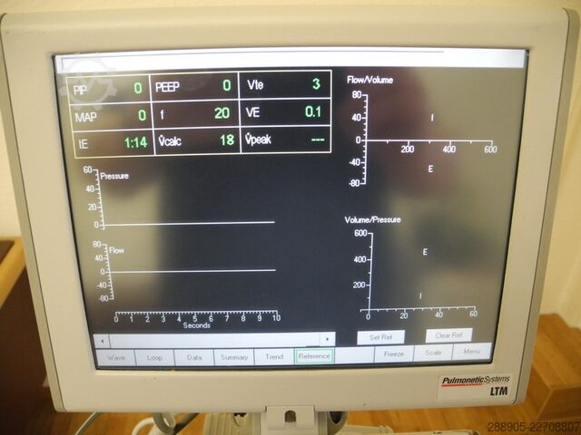 Intensivbeatmungsgerät Pulmonetic / Breas LTV 1000