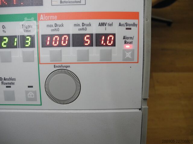 Intensivbeatmungsgerät Pulmonetic / Breas LTV 1000