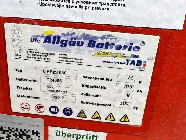 Elektro 4 Rad-Stapler Linde E40/600HL
