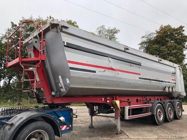 Kipper Auflieger KEMPF Stahlhalbschalenmulde 3x9t, SKM 35/3 SR, 43 cbm