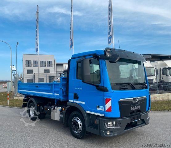 Dreiseitenkipper LKW MAN TGL 12.250/Kipper/NL6,3To/Klima/Nur 63 tkm/Top
