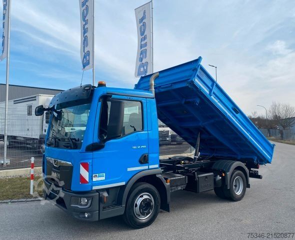 Dreiseitenkipper LKW MAN TGL 12.250/Kipper/NL6,3To/Klima/Nur 63 tkm/Top