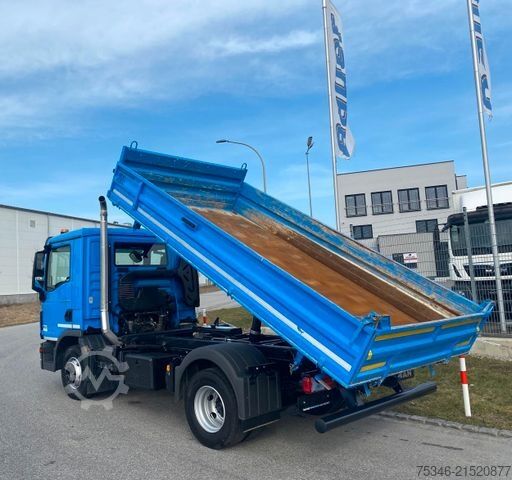 Dreiseitenkipper LKW MAN TGL 12.250/Kipper/NL6,3To/Klima/Nur 63 tkm/Top