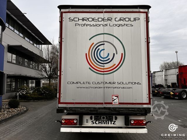 Open semitrailer with tarp SCHMITZ CARGOBULL SCS 24/L - 13.62 E B Lift Getränke
