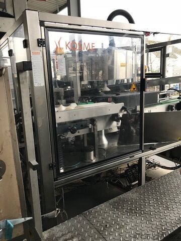 Labeling machine for wraparound label 6000 bph Kosme Etima