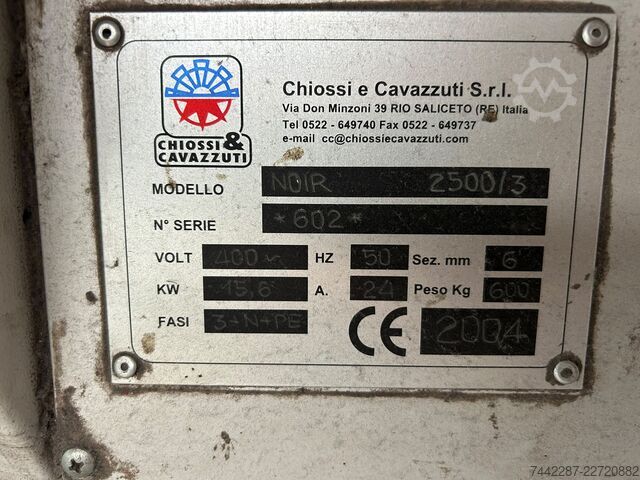 Screen printing oven Chiossi & Cavazzuti NOIR 2500/3