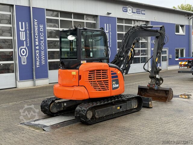 Kettenbagger KOMATSU PC58MR-5E0 Tiltrotator / 1.443 h