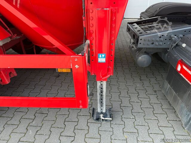Siloauflieger FELDBINDER FFB Silo Auflieger TEUT 26.3 - 26 m³ Asche Gülle