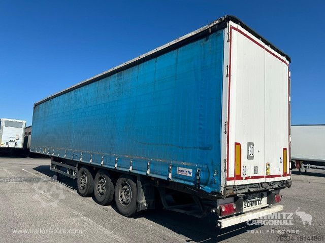 Open semitrailer with tarp Schmitz Cargobull Semitrailer Curtainsider Standard