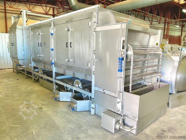 S/S MECALSA automatic cooker for sardine MECALSA 