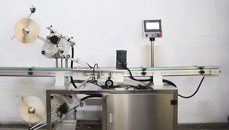Labeller for self-adhesive labels with 2 stations (round and square bottles) (copy) SEEMA ETIMAX 1T-1B