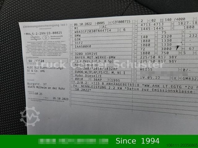 Minibus BMW 320 d xDrive Business Navigation PDC