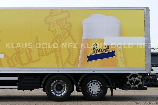 Box truck RENAULT Premium 430 6x2 Koffer Lift-/Lenkachse LBW EU5