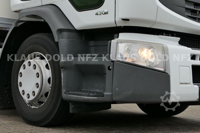 Box truck RENAULT Premium 430 6x2 Koffer Lift-/Lenkachse LBW EU5