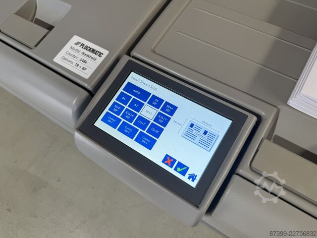 Document finishing system Plockmatic PBM350