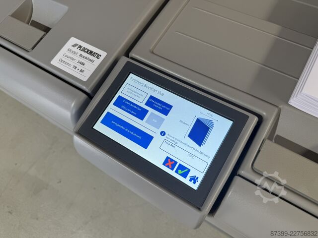 Document finishing system Plockmatic PBM350