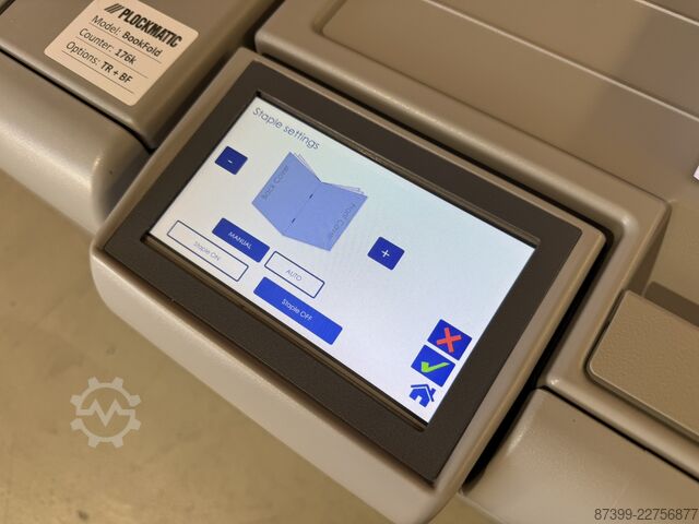 Document finishing system Plockmatic PBM350