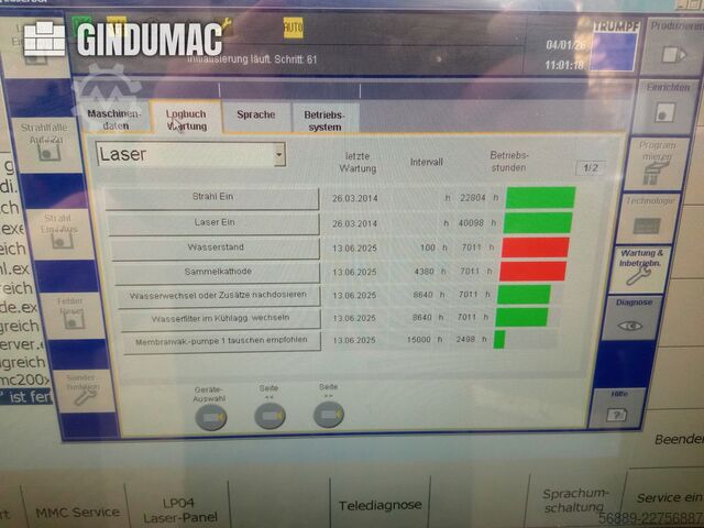 TRUMPF TruLaser 3030 (3.2 kW) TRUMPF TruLaser 3030 (3.2 kW)