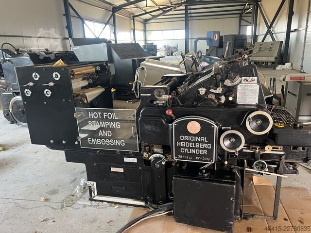 Letterpress machine heidelberg Cylinder KS
