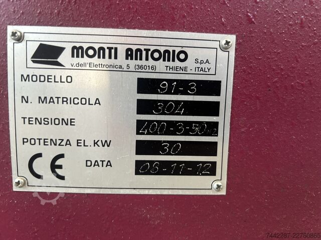 MONTI ANTONIO calender, model 91-3 MONTI ANTONIO 91-3