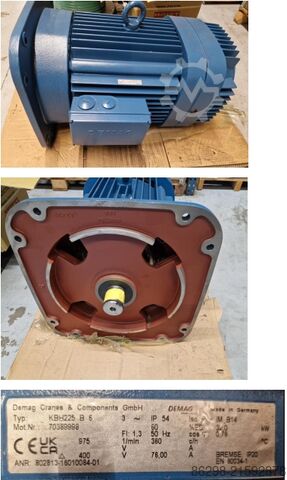 Hoist motor KBH 180 B2/12 Demag Hijsmotor KBH225 B6 DH2000