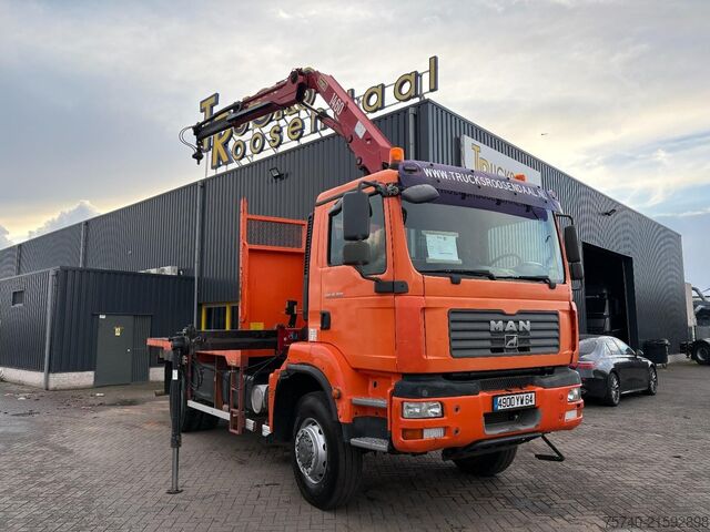 Kranwagen MAN TGM  +4x4 + HMF 1460 + euro4