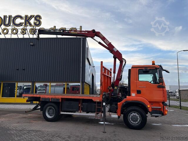 Kranwagen MAN TGM  +4x4 + HMF 1460 + euro4