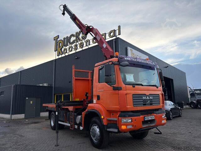 Kranwagen MAN TGM  +4x4 + HMF 1460 + euro4