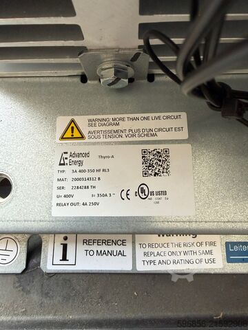 Advanced Energy Thyro-A 3A 400-350 HF RL3 Advanced Energy Thyro-A 3A 400-350 HF RL3 Advanced Energy Thyro-A 3A 400-350 HF RL3