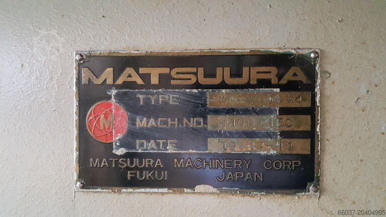 Bearbeitungszentrum Matsuura MC-1000 V4