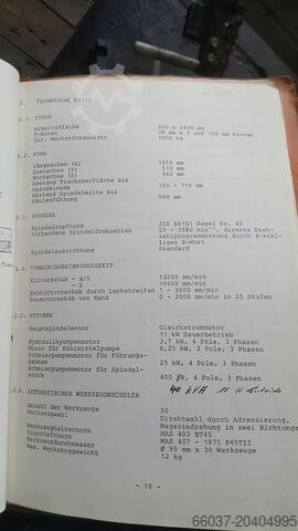 Bearbeitungszentrum Matsuura MC-1000 V4