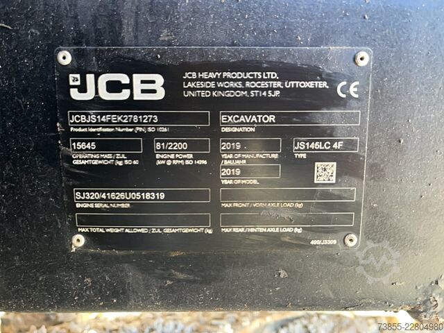Kettenbagger JCB JS145LC 4F