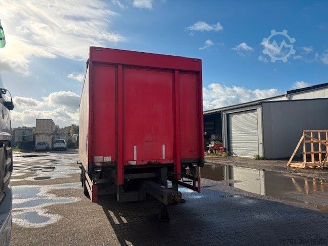 Anhänger mit Pritsche & Plane SPIER ZGL 290 Hochgekuppelt