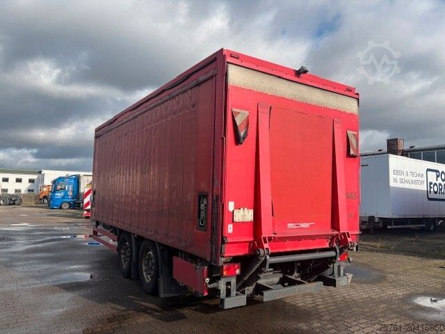 Anhänger mit Pritsche & Plane SPIER ZGL 290 Hochgekuppelt