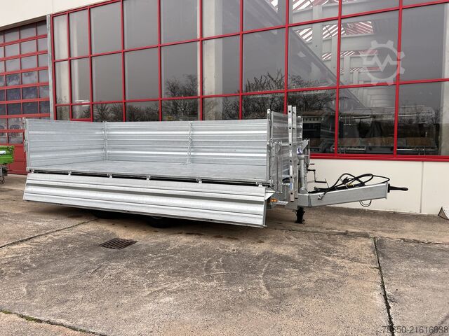 Kippanhänger Möslein TTD 19 AB  19 t Tandemkipper Tieflader, Breitbereifung Aufsatzbordwänden-- Neufahrzeug --