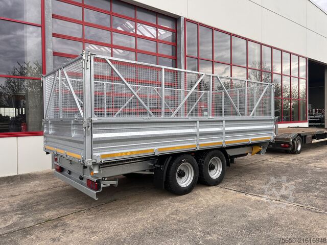 Kippanhänger Möslein TTD 11 Breite Reifen  5,70 lang  Kipper Tieflader, Breite Reifen, 5,70 m lang-- Neufahrzeug --