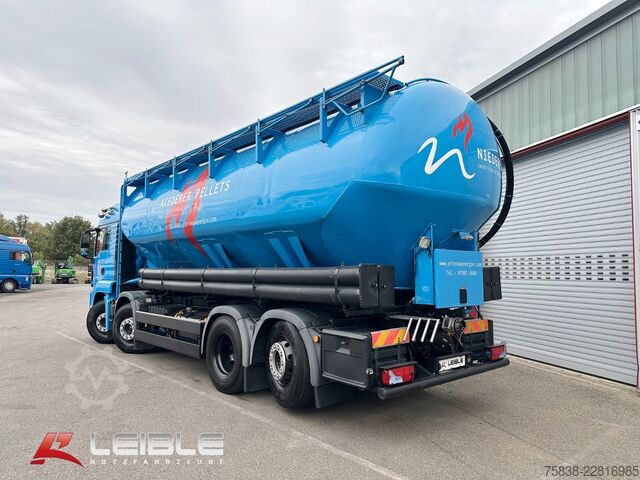 Tanker truck MAN TGS 35.480 8x2-4 BL-Heitling Silo Pellets *TOP*